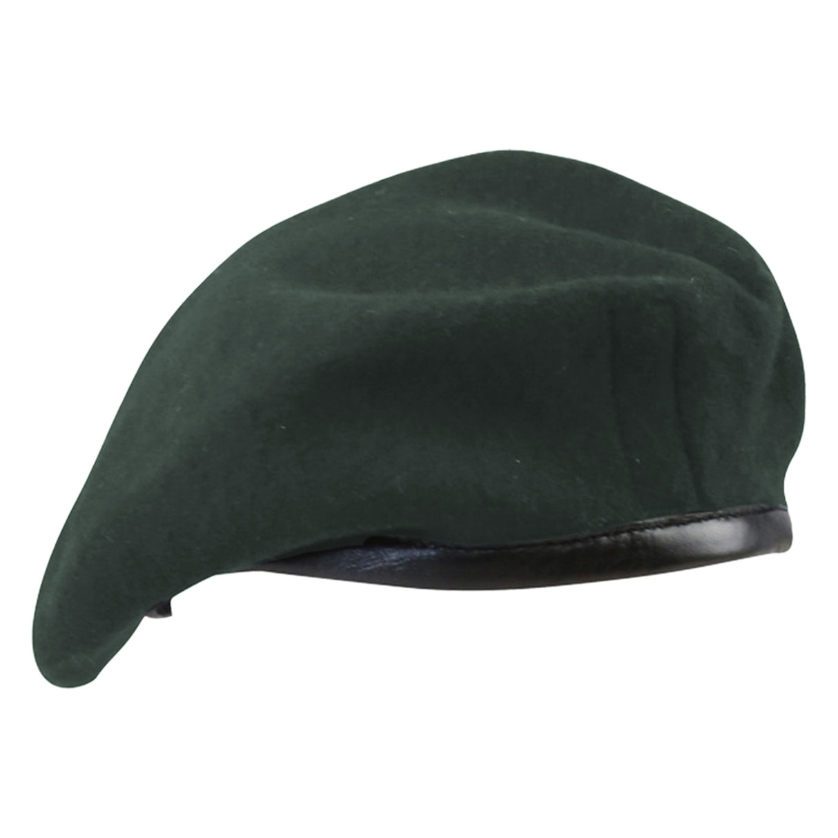 Kombat British Army Beret with Leather Trim Rifle Green | Task Outdoor