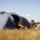 Vango Beta 350XL Tent in blue for camping from side