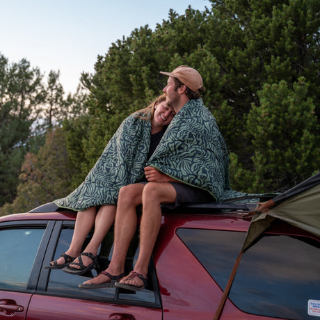 Kelty Biggie Blanket - Fern front view