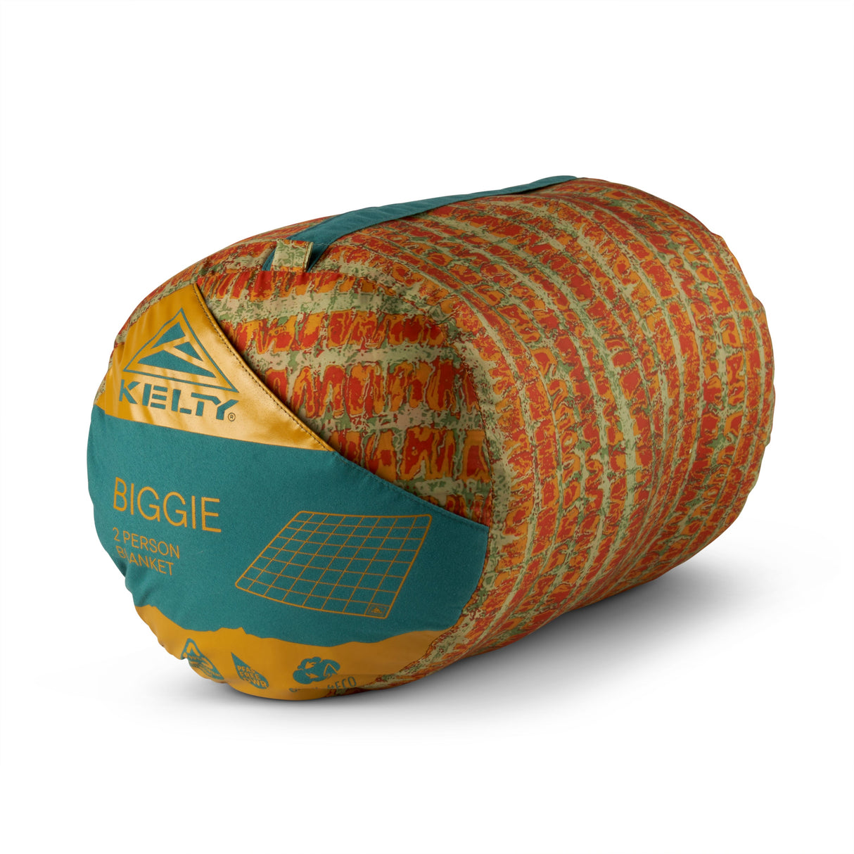 Kelty Biggie Blanket - Stormy Blue Melted Stripes alternate view 5
