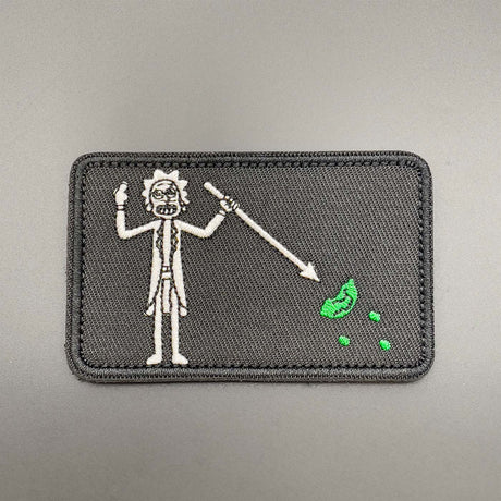 Blackbeard Pirate Rick with Pickle Patch: Embroidered, Hook & Loop | Task Outdoor