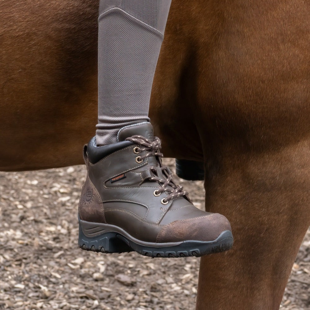 Bareback Blair Storm Waterproof Jodhpur Boots - Brown lifestyle detail