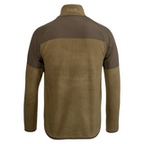 Jack Pyke Bleasdale Half Zip Fleece Top Dark Mustard Back | Task Outdoor