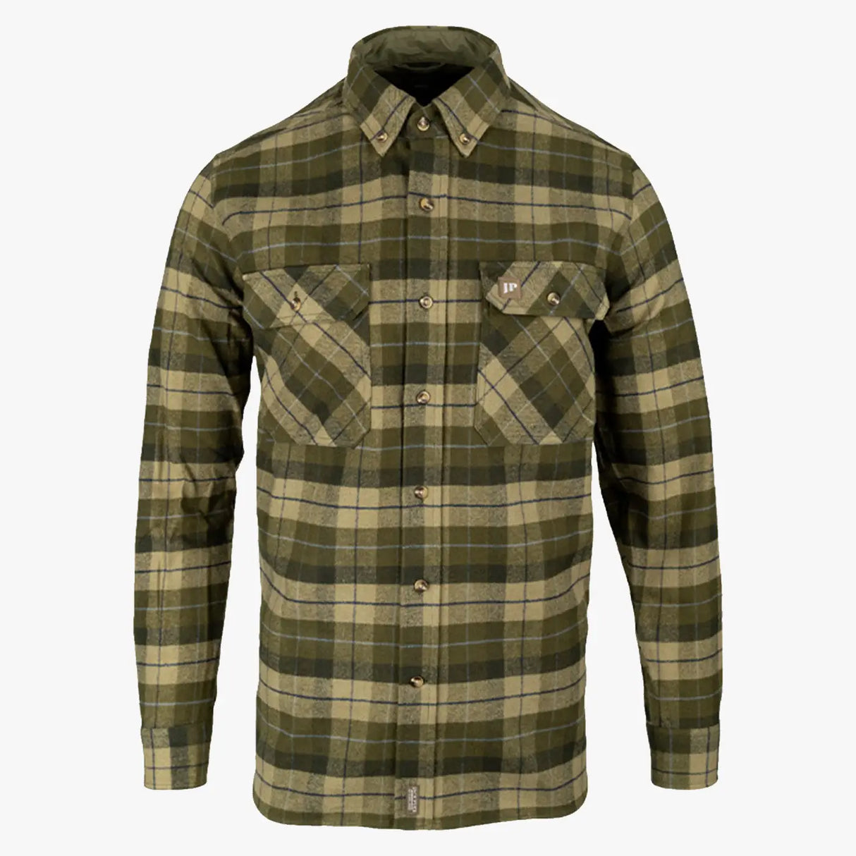 Jack Pyke Bleasdale Heavy Flannel Shirt Green | Task Outdoor