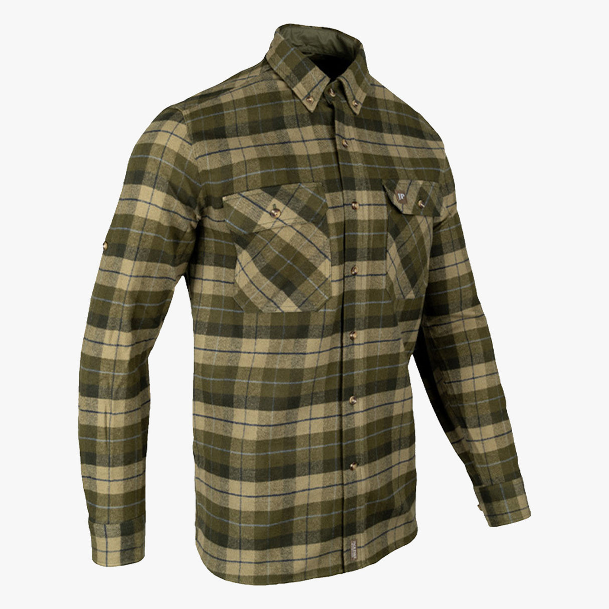 Jack Pyke Bleasdale Heavy Flannel Shirt Green | Task Outdoor