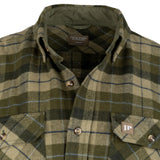 Jack Pyke Bleasdale Heavy Flannel Shirt Green | Task Outdoor