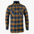 Jack Pyke Bleasdale Heavy Flannel Shirt Navy Russet | Task Outdoor