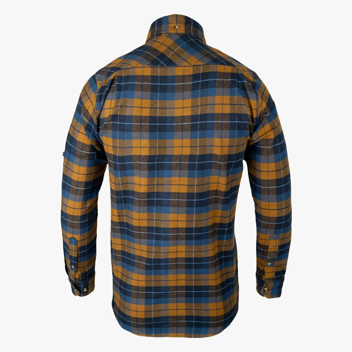 Jack Pyke Bleasdale Heavy Flannel Shirt Navy Russet | Task Outdoor