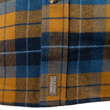 Jack Pyke Bleasdale Heavy Flannel Shirt Navy Russet | Task Outdoor