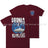 Bosnia War Warrior UN Veteran Double Print T-Shirt - Maroon