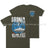Bosnia War Warrior UN Veteran Double Print T-Shirt - Military Green