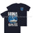 Bosnia War Warrior UN Veteran Double Print T-Shirt - Navy Blue