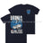 Bosnia War Welcome To Hell Double Print T-Shirt - Navy Blue