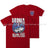 Bosnia War Welcome To Hell Double Print T-Shirt - Red