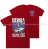 Bosnia War Welcome To Hell Double Print T-Shirt - Red