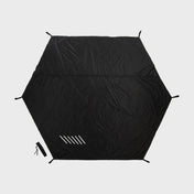 Snugpak Bunker IX Tent Footprint from above on white background