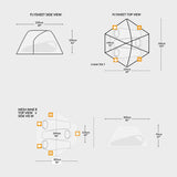 Snugpak Bunker IX Tent WGTE - Dimensions