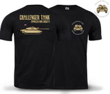 Challenger Tank Appreciation Society Double Print T-Shirt - Black
