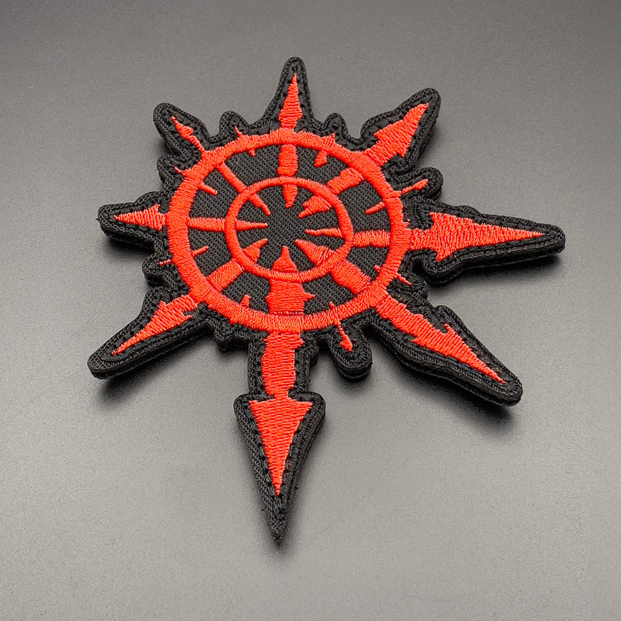 Chaos Star Patch: Embroidered, Hook & Loop | Task Outdoor