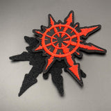 Chaos Star Patch: Embroidered, Hook & Loop | Task Outdoor