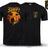 Charlie Don't Surf Retro Military Double Print T-Shirt - Black