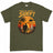 Charlie Don't Surf Vietnam era retro Printed T-Shirt - Olive Green