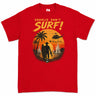 Charlie Don't Surf Vietnam era retro Printed T-Shirt - Red