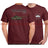Chieftain Tank Best Job I Ever Had Double Side Printed T-Shirt - Maroon
