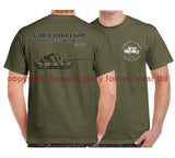Chieftain Tank Best Job I Ever Had Double Side Printed T-Shirt - Military Green/Olive