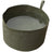 Web-Tex Collapsible Bowl in olive green, 4 litre heavy-duty PVC camp bowl
