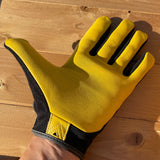 Ironclad Command Pro Leather Gloves in Black/Gold - showing the whole leather palm