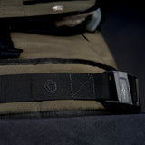 Pentagon Consul Crossbody Messenger Bag Closeup RAL7013 Green | Task Outdoor
