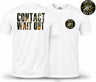 Contact Wait Out Double Print T-Shirt - White