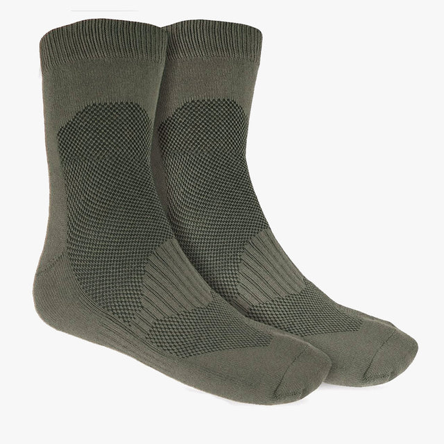 Mil-Tec Mid Coolmax Boot Socks 8" Green | Task Outdoor