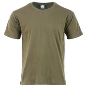 Highlander Tactical Cotton T-Shirt - in Ranger Green from the front on white background