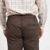 Jack Pyke Cotton Stretch Trousers in Olive Brown close up of rear pocket