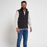 Jack Pyke Countryman Fleece Gilet in Charcoal Grey from the front left on white background