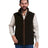 Jack Pyke Countryman Fleece Gilet in Dark Olive Green from the front right on white background