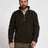 Jack Pyke Countryman Fleece Pullover in dark olive from the front on white background