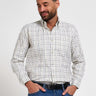 Jack Pyke Countryman Shirt in green check from the front on white background