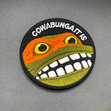 Cowabunga It Is Patch, Hook & Loop, 8cm | Task Outdoor