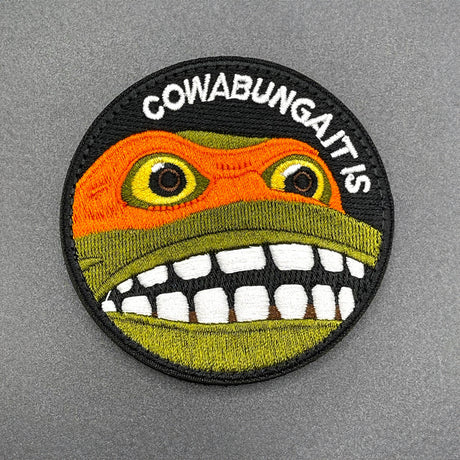 Cowabunga It Is Patch, Hook & Loop, 8cm | Task Outdoor