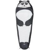 Highlander Creature Kids Mummy Sleeping Bag panda on white background