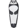Highlander Creature Kids Mummy Sleeping Bag panda on white background