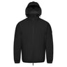 Highlander Cyclone Pro Waterproof Tactical Jacket in black from the front