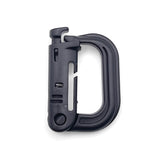 MOLLE Locking D-Ring: Polymer Carabiner Clip