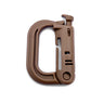 MOLLE Locking D-Ring: Polymer Carabiner Clip