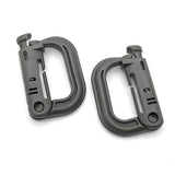 MOLLE Locking D-Ring: Polymer Carabiner Clip