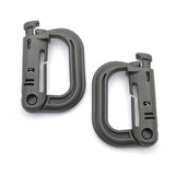 MOLLE Locking D-Ring: Polymer Carabiner Clip