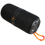 Maplin party speaker angled to show the control buttons and end driver